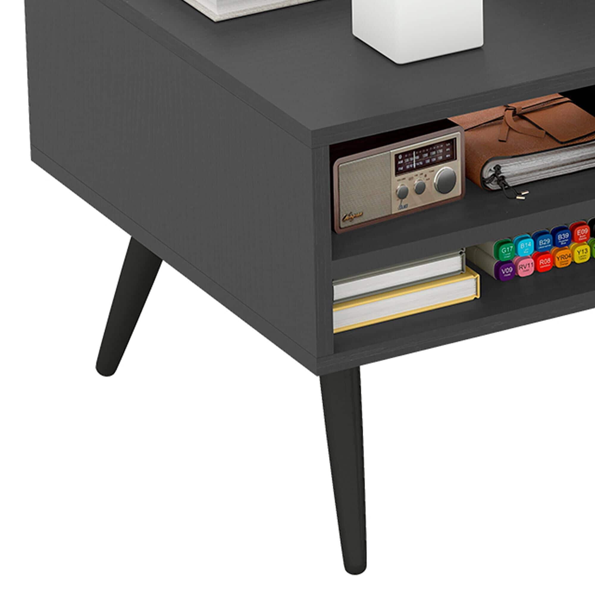 FDW Lift Top Coffee Table in Black