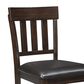 Ashley Haddigan Faux Leather Counter Stool in Dark Brown, , large