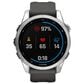 Garmin Fenix 7S Standard Edition Smartwatch in Silver with Graphite Band, , large