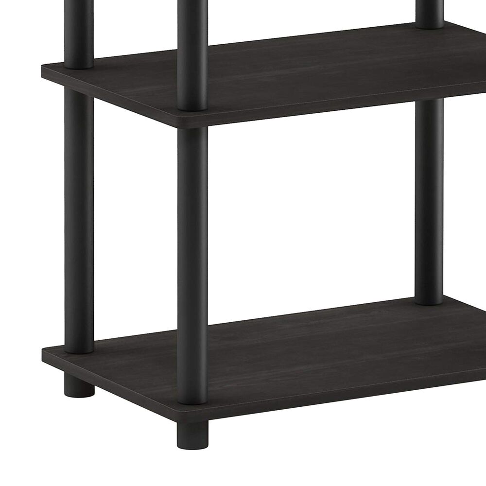 HOMLUX Turn-N-Tube 3-Tier Storage Shelf in Espresso and Black, , large