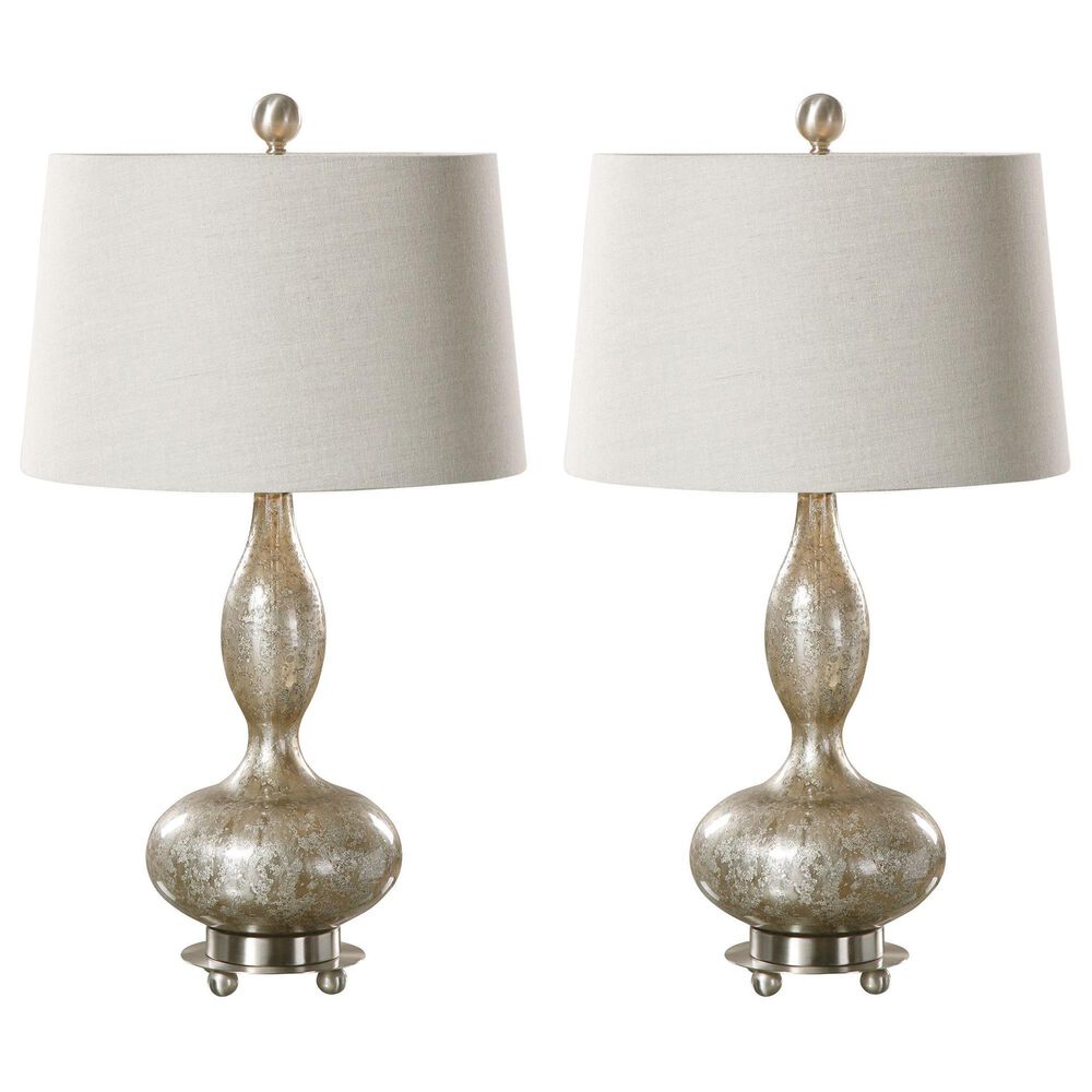 Uttermost Vercana Table Lamp in Smoked Mercury (Set of 2), , large