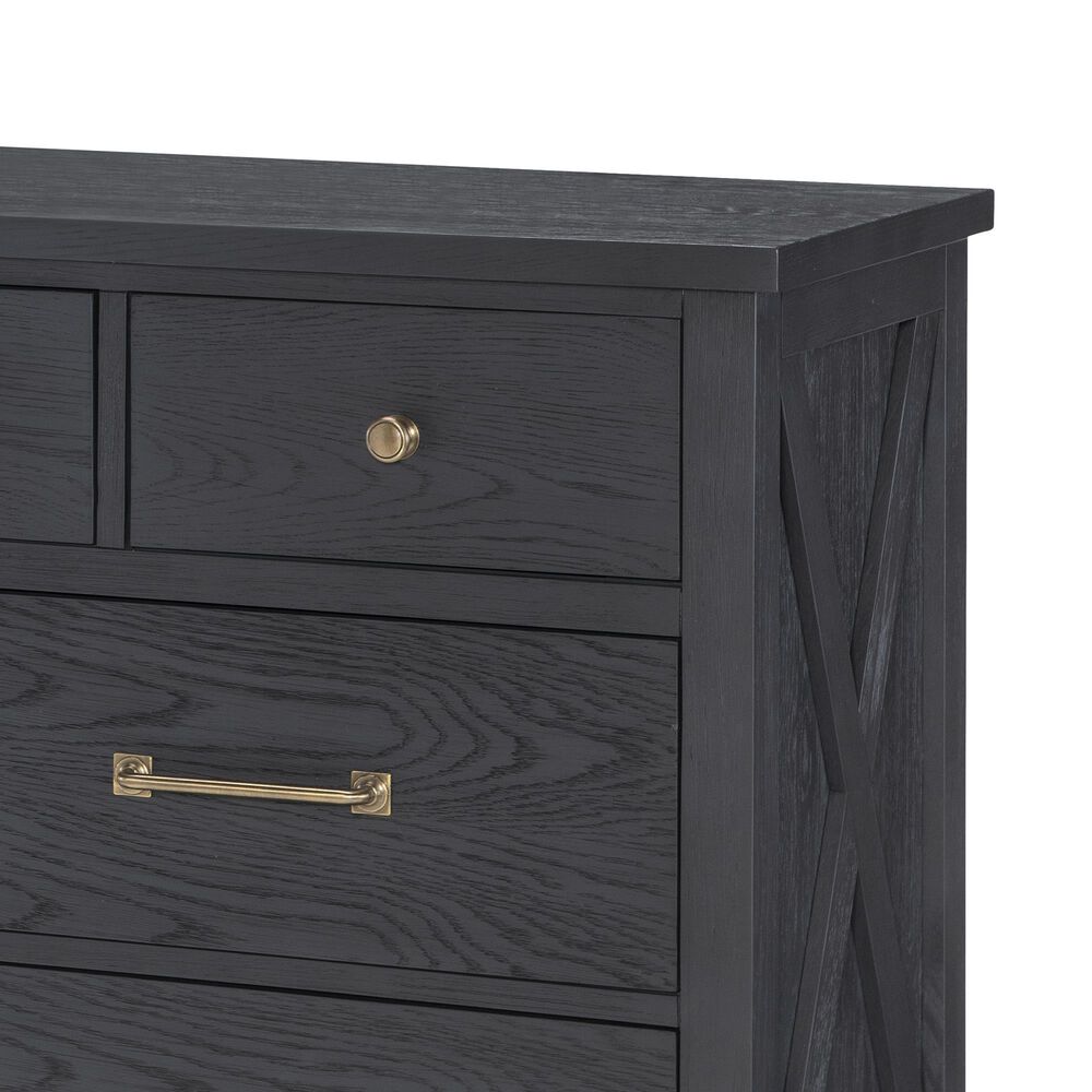Legacy Classic Flatiron 4-Piece Full Trundle Bedroom Set in Midnight, , large