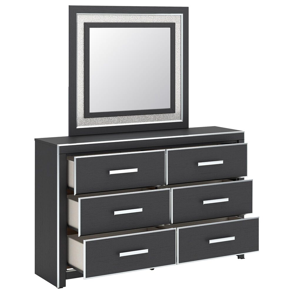 Ashley Zuraleus 5-Piece Queen Panel Bedroom Set in Matte Black, , large
