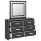 Ashley Zuraleus 5-Piece Queen Panel Bedroom Set in Matte Black, , large
