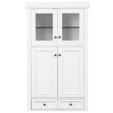 James Martin De Soto 30" Double Tower Hutch in Bright White, , large