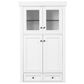 James Martin De Soto 30" Double Tower Hutch in Bright White, , large