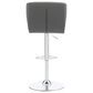 Linon Home Decor Bohen Swivel Bar Stool in Polished Chrome, , large
