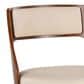 Lumisource Cecina Swivel Barstool with Cream Cushion in Walnut and Chrome (Set of 2), , large