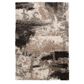 Central Oriental Tulsa Brunsville 5" x 7"3" White Sand and Armor Grey Area Rug, , large