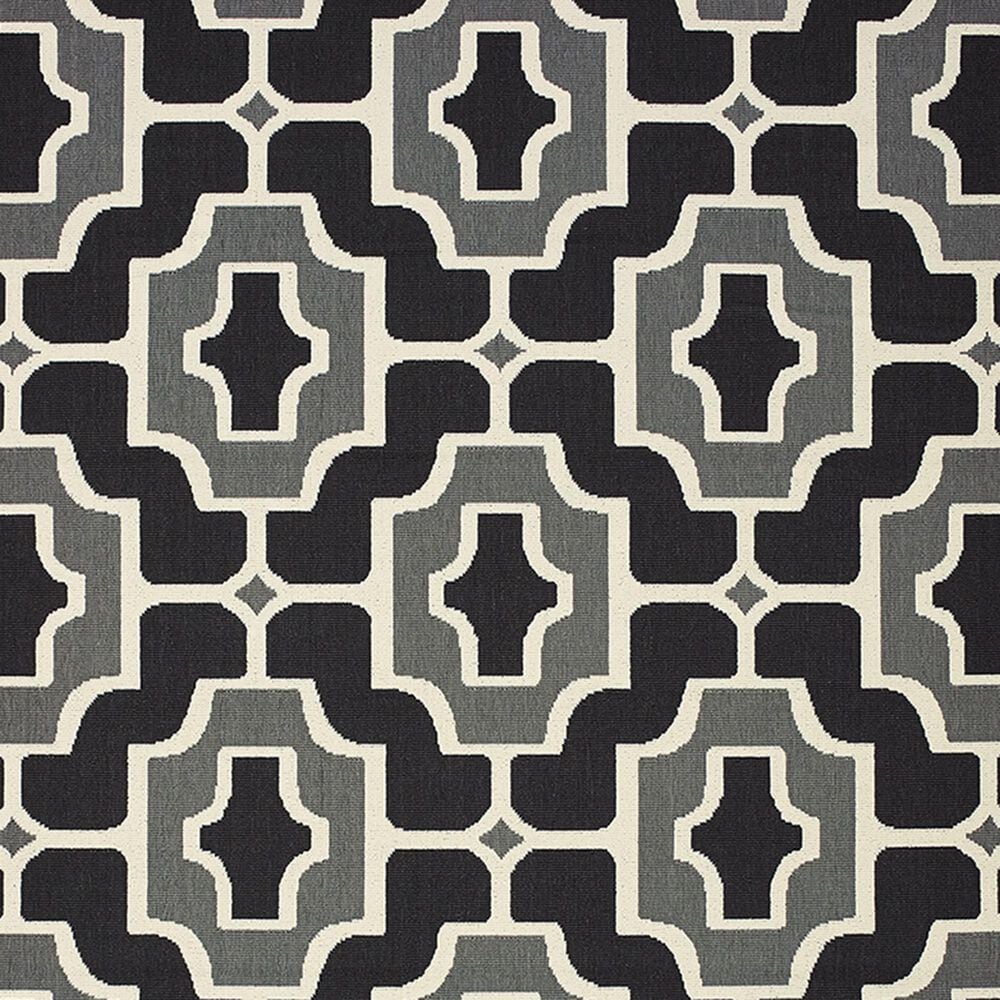Oriental Weavers Marina 1491Z 7&#39;10&quot; x 10&#39;10&quot; Black and Grey Area Rug, , large