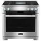 Miele 36" Freestanding Natural Gas Dual Fuel Range with Broil-Griddle Cover in Stainless Steel and Black, , large