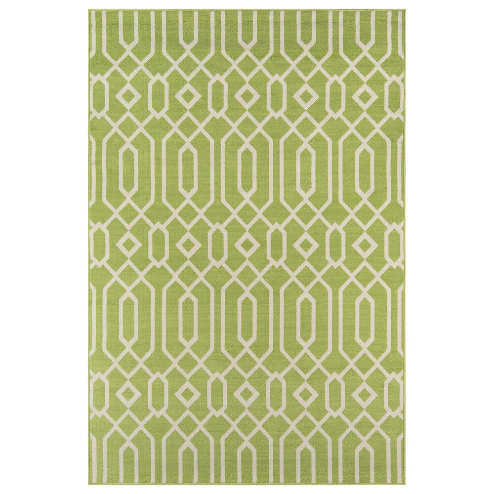 Momeni Baja 8"6" x 13" Green Area Rug, , large