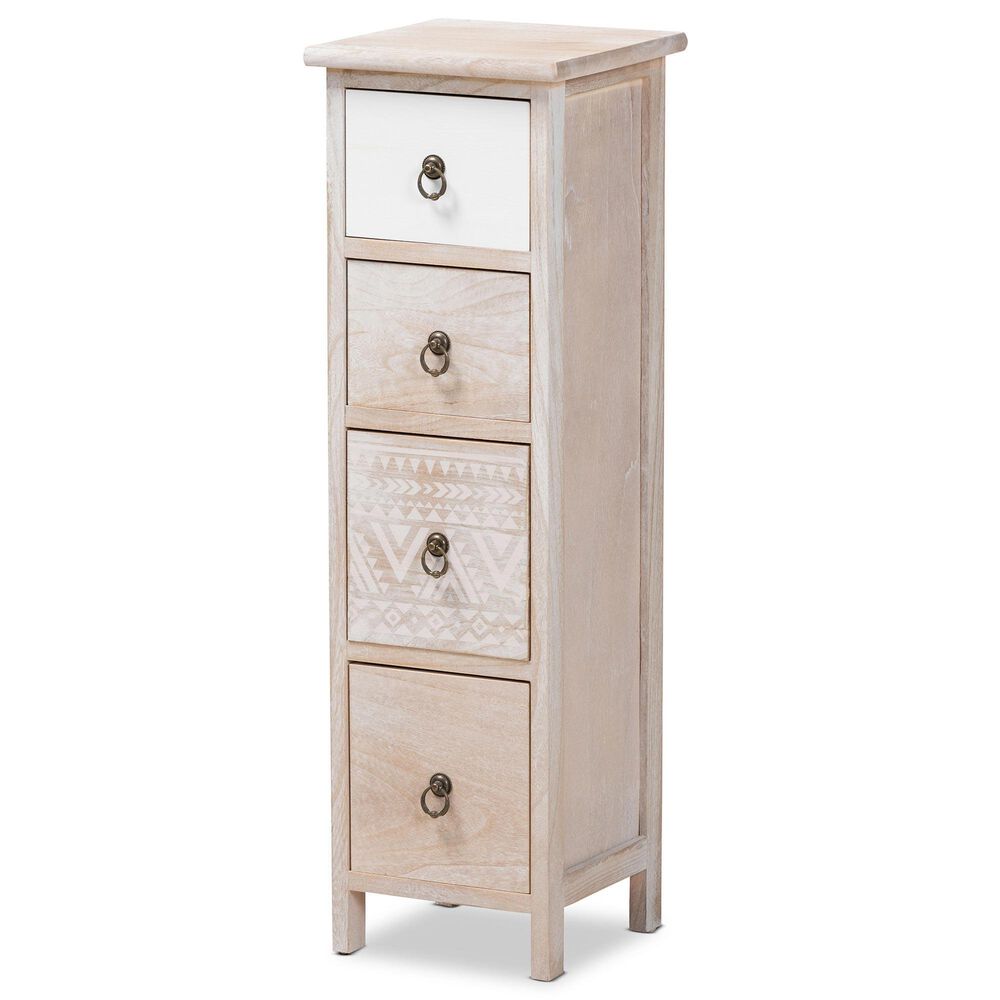 Baxton Studio Seanna 4-Drawer Storage Unit in Multicolored, , large