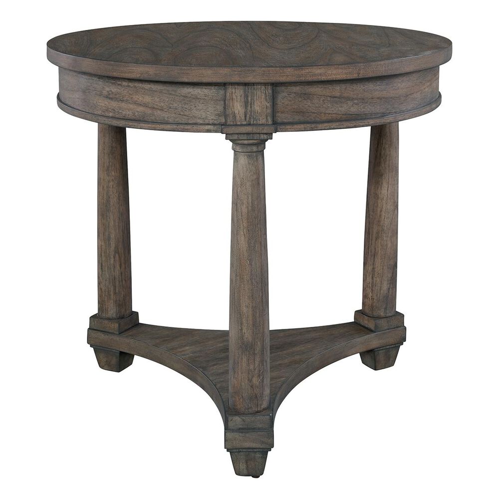 Hekman Round Lamp Table in Lincoln Park, , large