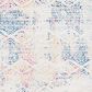Safavieh Tulum 2" x 8" Ivory and Blue Runner, , large