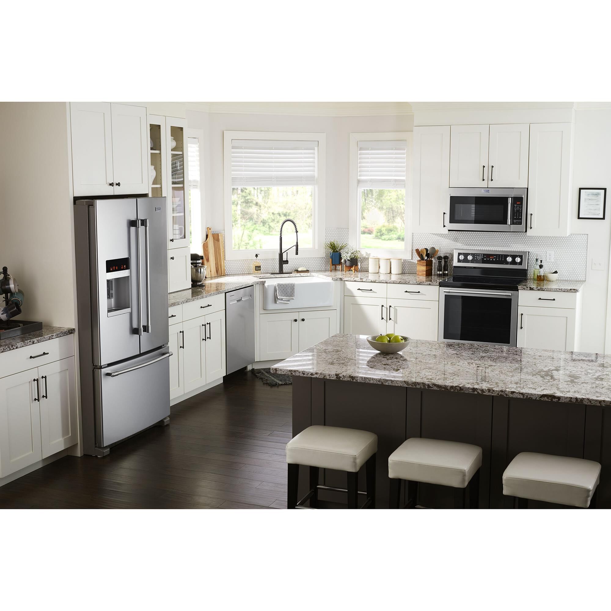 maytag 36 side by side refrigerator