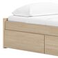 Ashley Onita King Platform Bed with 1 Side Storage in Natural, , large