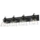Golden Lighting Hines 4-Light Bath Vanity in Matte Black, , large