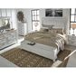 Ashley Kanwyn Queen Storage Bed in Distressed Whitewash, , large