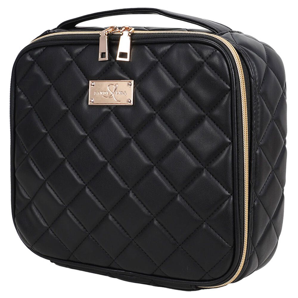 Sandy Lisa St. Tropez Makeup Bag in Black, , large
