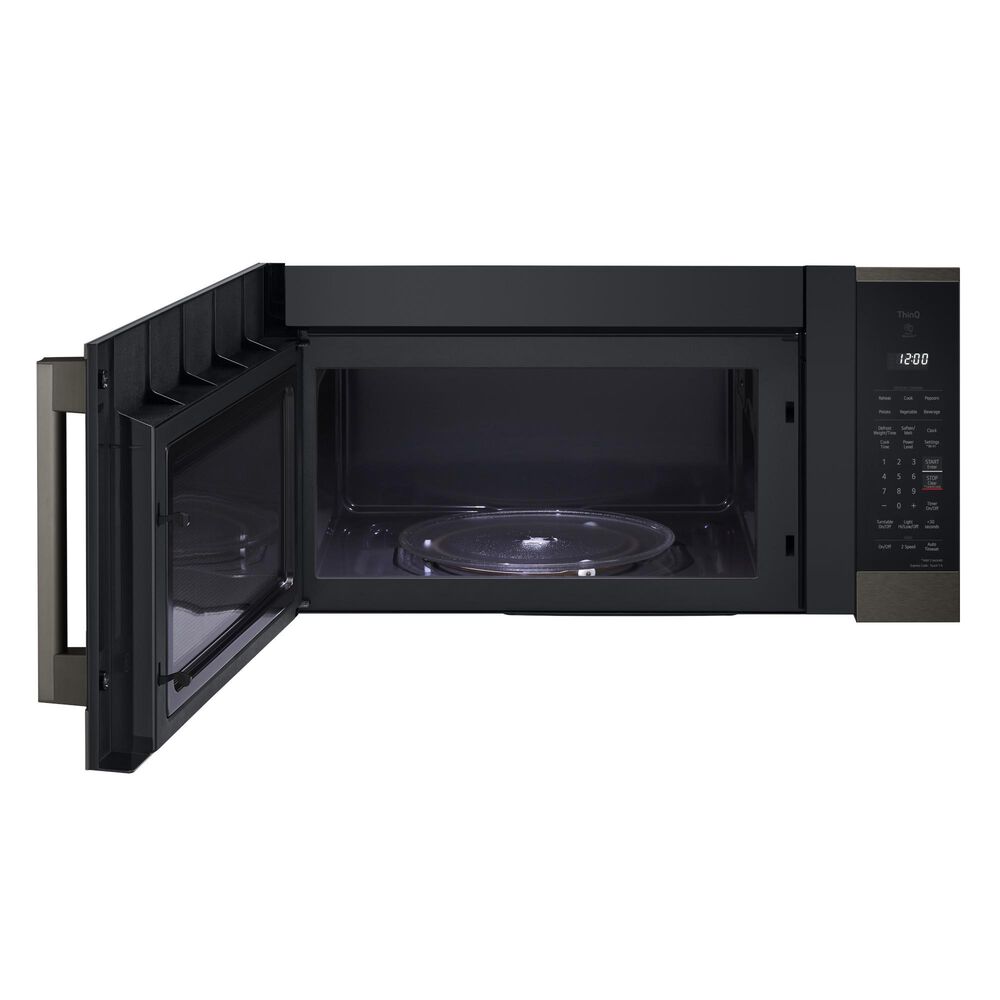 LG 1.8 Cu. Ft. Over-the-Range Microwave Oven in PrintProof Black Stainless Steel, , large