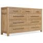Hooker Furniture Driftwood 4-Piece King Panel Bedroom Set in Buckboard, , large