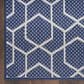 Nourison Horizon HOZ01 Navy 5" x 7" Indoor/Outdoor Area Rug, , large