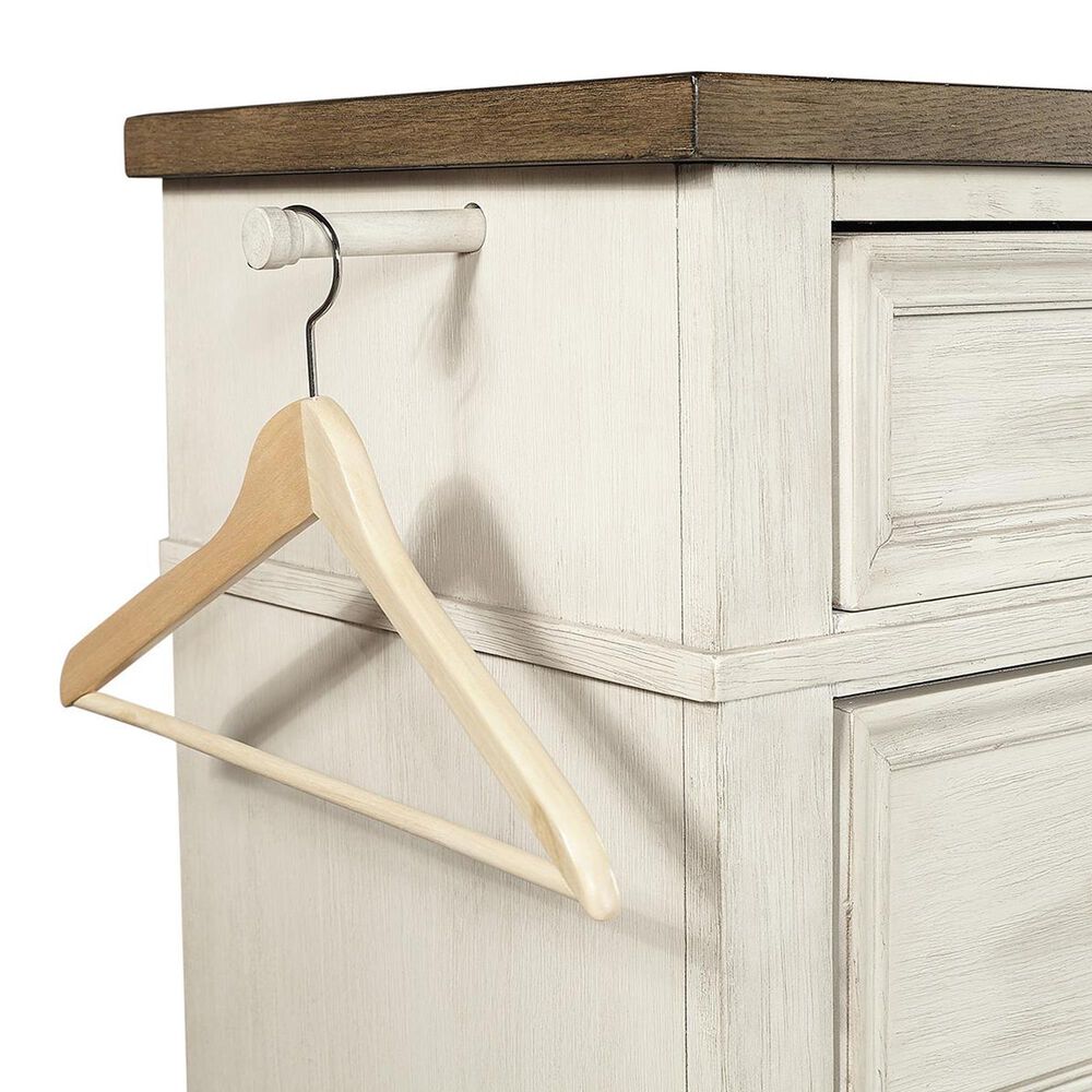Riva Ridge Caraway 5 Drawer Chest in Aged Ivory, , large