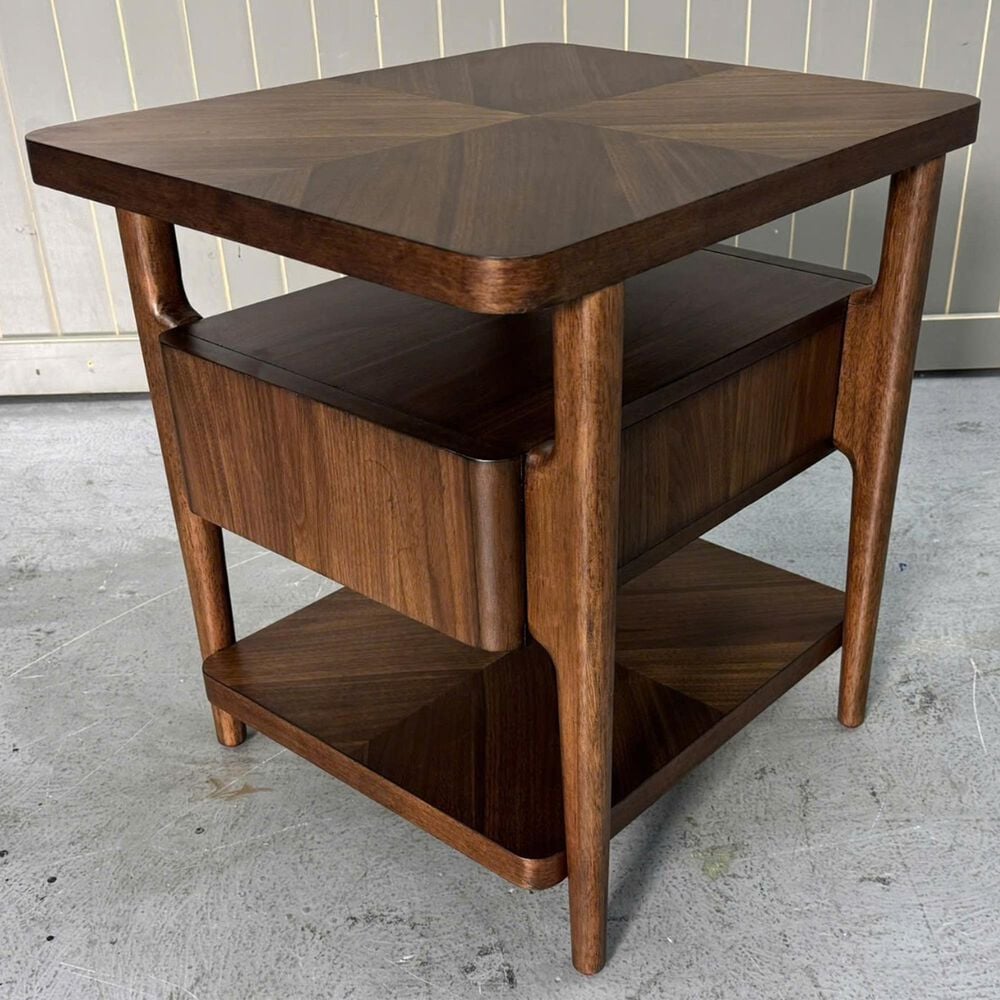 Riverside Furniture Delia End Table in Nouveau Walnut, , large