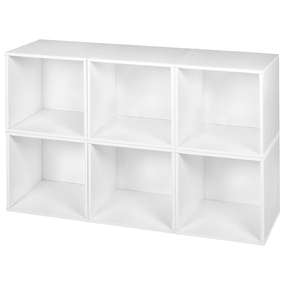 Regency Global Sourcing Niche Cubo 6-Piece Storage Cube Set in White, , large
