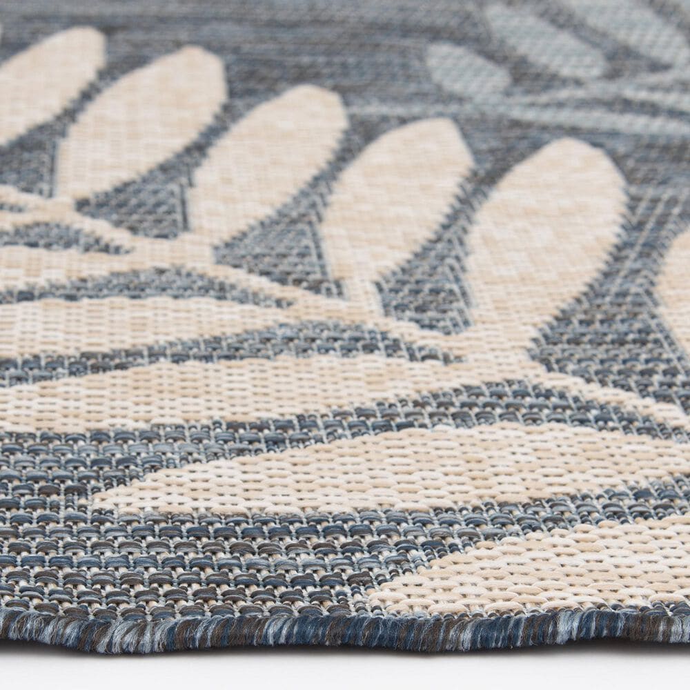 Central Oriental Melbourne Blythewood 7&#39;10&quot; x 9&#39;10&quot; Lagoon and Tidepool Area Rug, , large