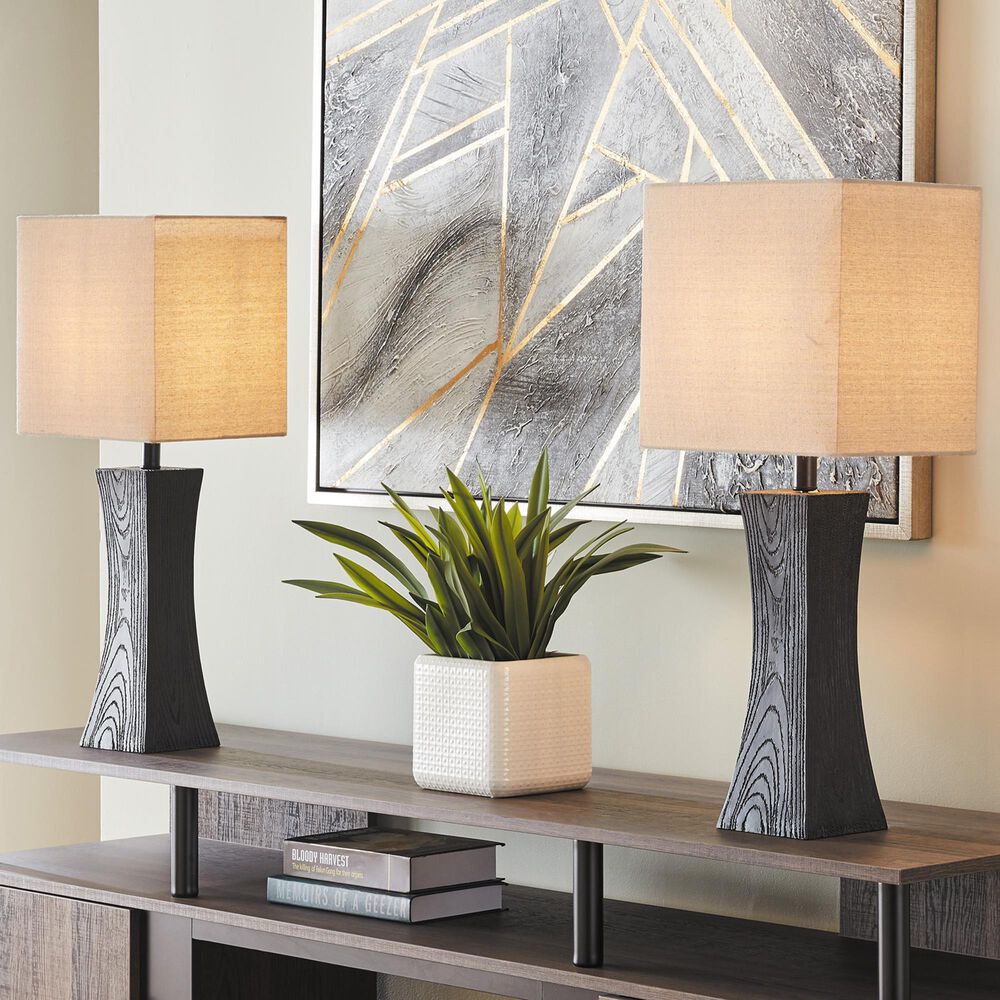 Lite Source Enkel Table Lamp in Dark Walnut &#40;Set of 2&#41;, , large