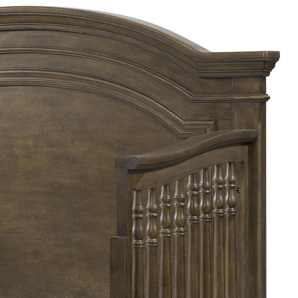 Eastern Shore Olivia Curved Top 4-In-1 Crib in Rosewood, , large