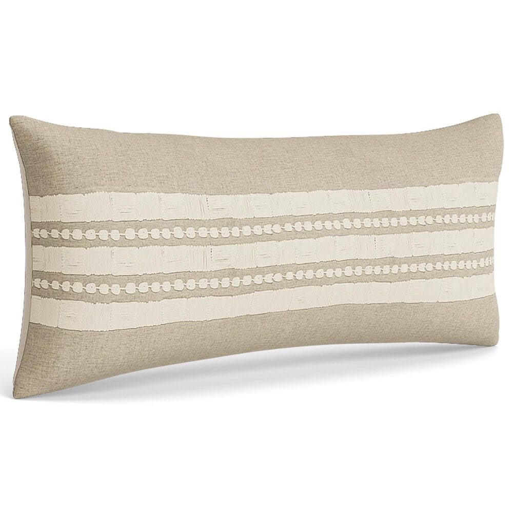 Ann Gish Echelon 16" x 36" Lumbar Throw Pillow in Natural, , large