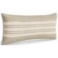Ann Gish Echelon 16" x 36" Lumbar Throw Pillow in Natural, , large