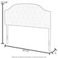 Safavieh Sephina Full Rattan Headboard in White, , large