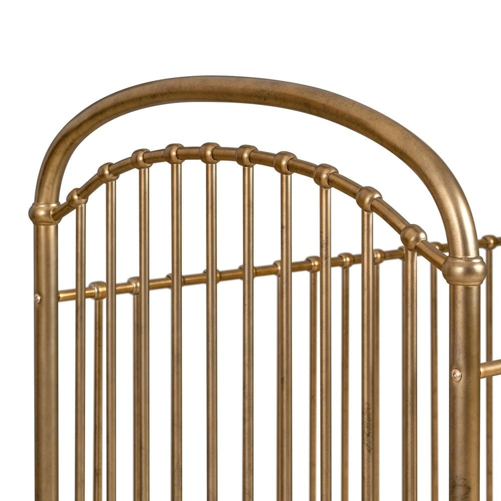 Eastern Shore Olivia Classic Metal Crib in Vintage Gold, , large