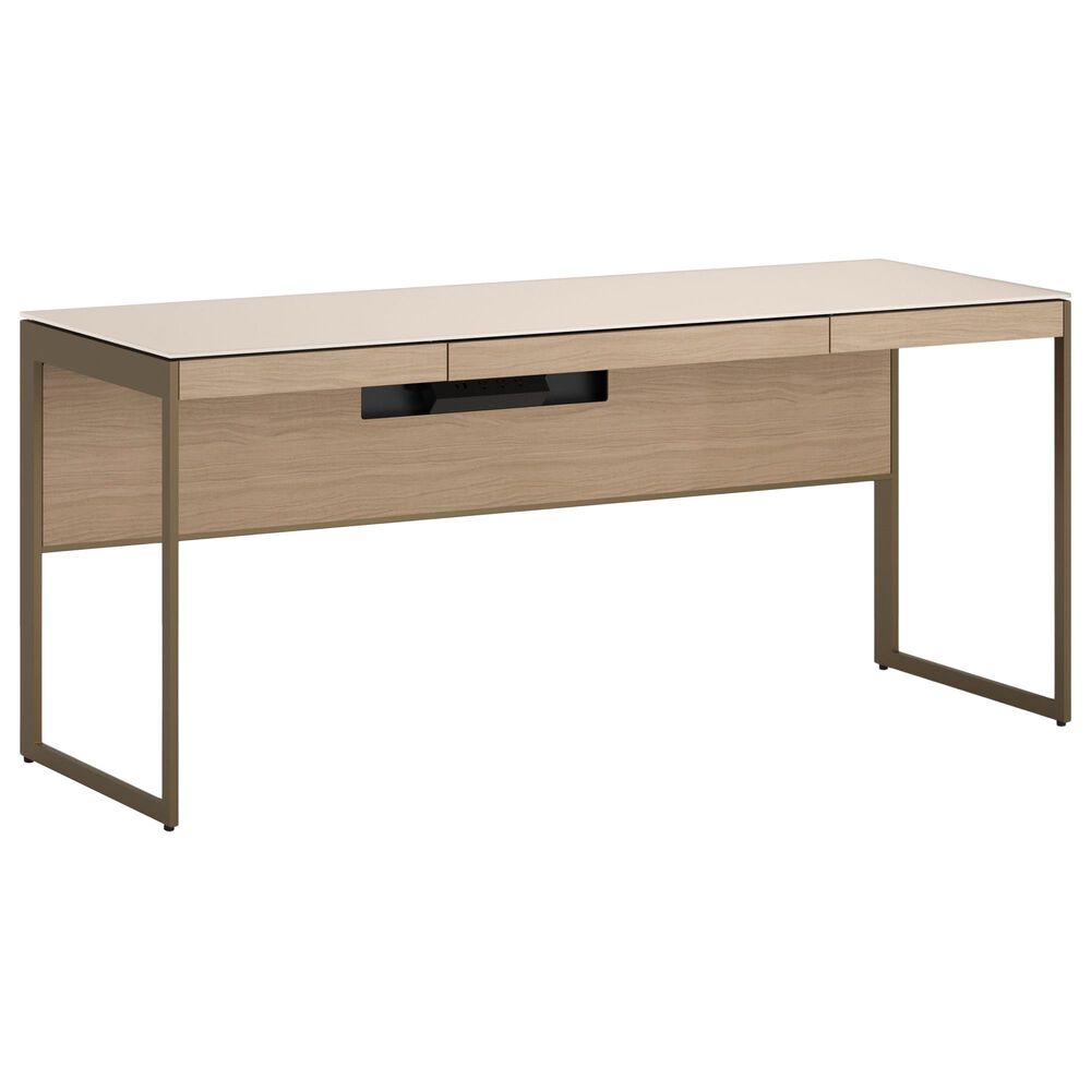BDI Sequel Studio Computer Desk in Neo Oak and Bronze, , large