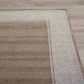 RIZZY Willow Striped Brown, Ivory and Beige 3" x 5" Area Rug, , large