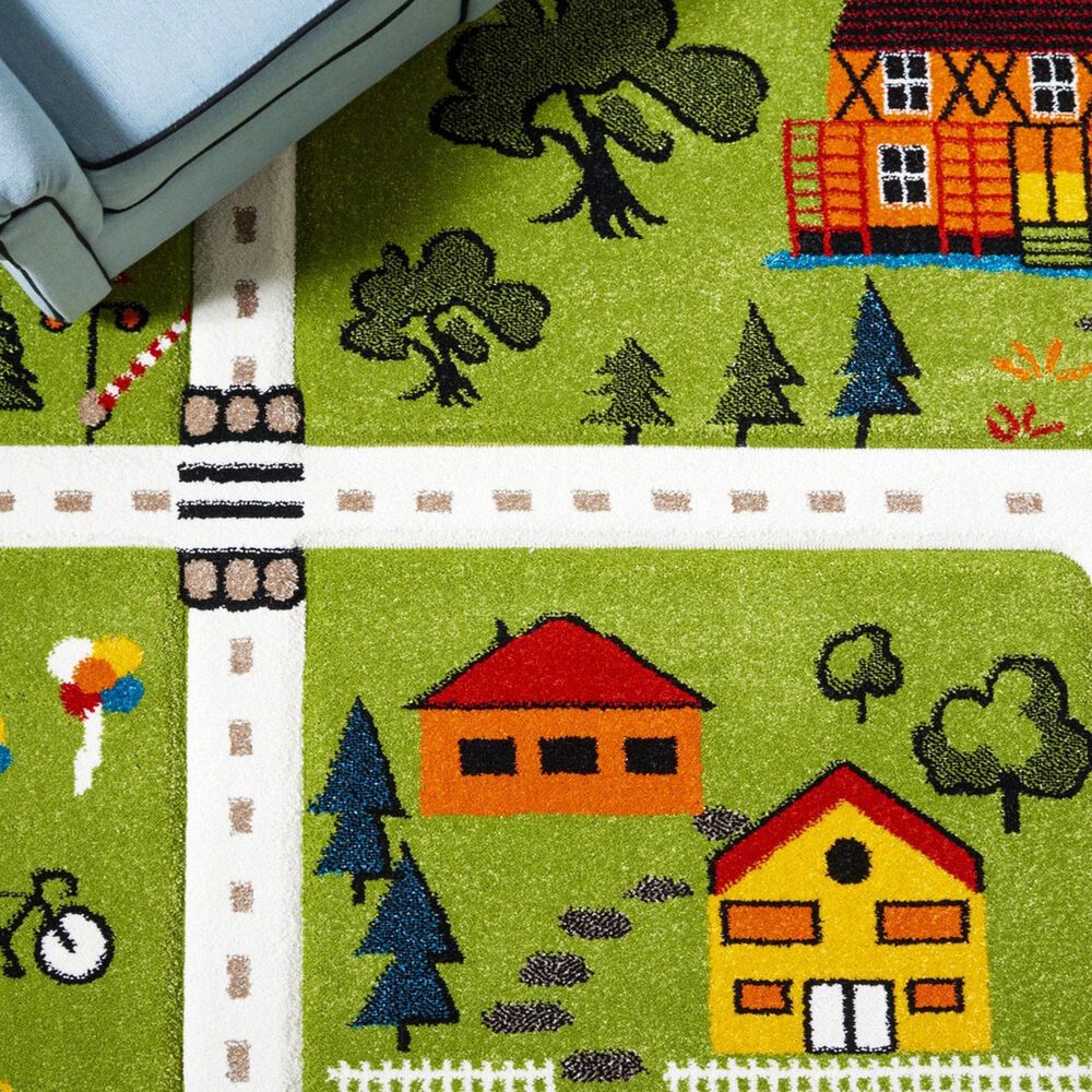 Safavieh Carousel 9&#39; x 12&#39; Green and Beige Kid Rug, , large