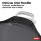 Green Pan Trident Hybrid Nonstick Griddle in Stainless Steel, , large