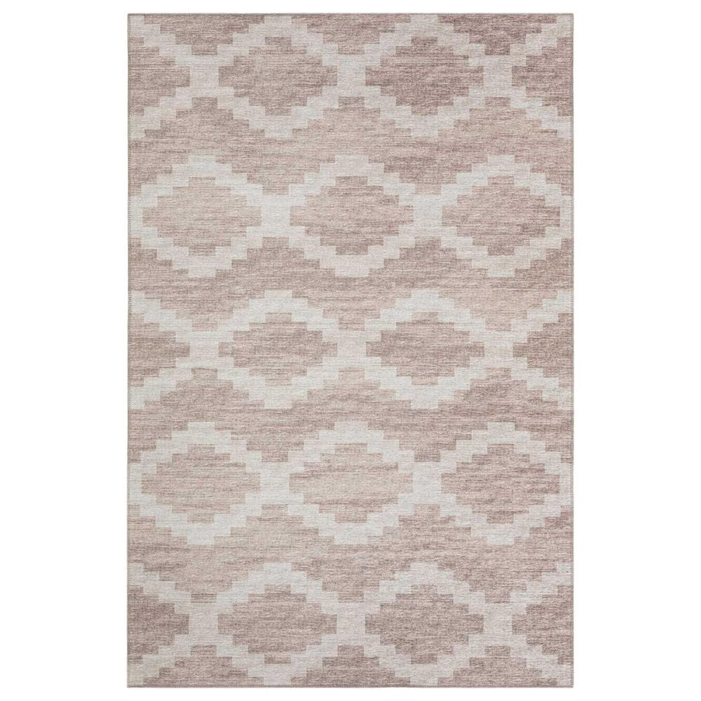 Dalyn Rug Company Sedona Southwestern 6" Round Taupe Indoor/Outdoor Area Performance Rug, , large
