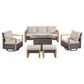 Sunwell Garden 6-Piece Patio Fire Pit Set in Beige, , large