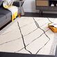 Safavieh Melody MEL104A 4" x 6" Ivory and Black Area Rug, , large