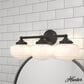 Hunter Saddle Creek 3-Light Vanity with White Shade in Noble Bronze, , large