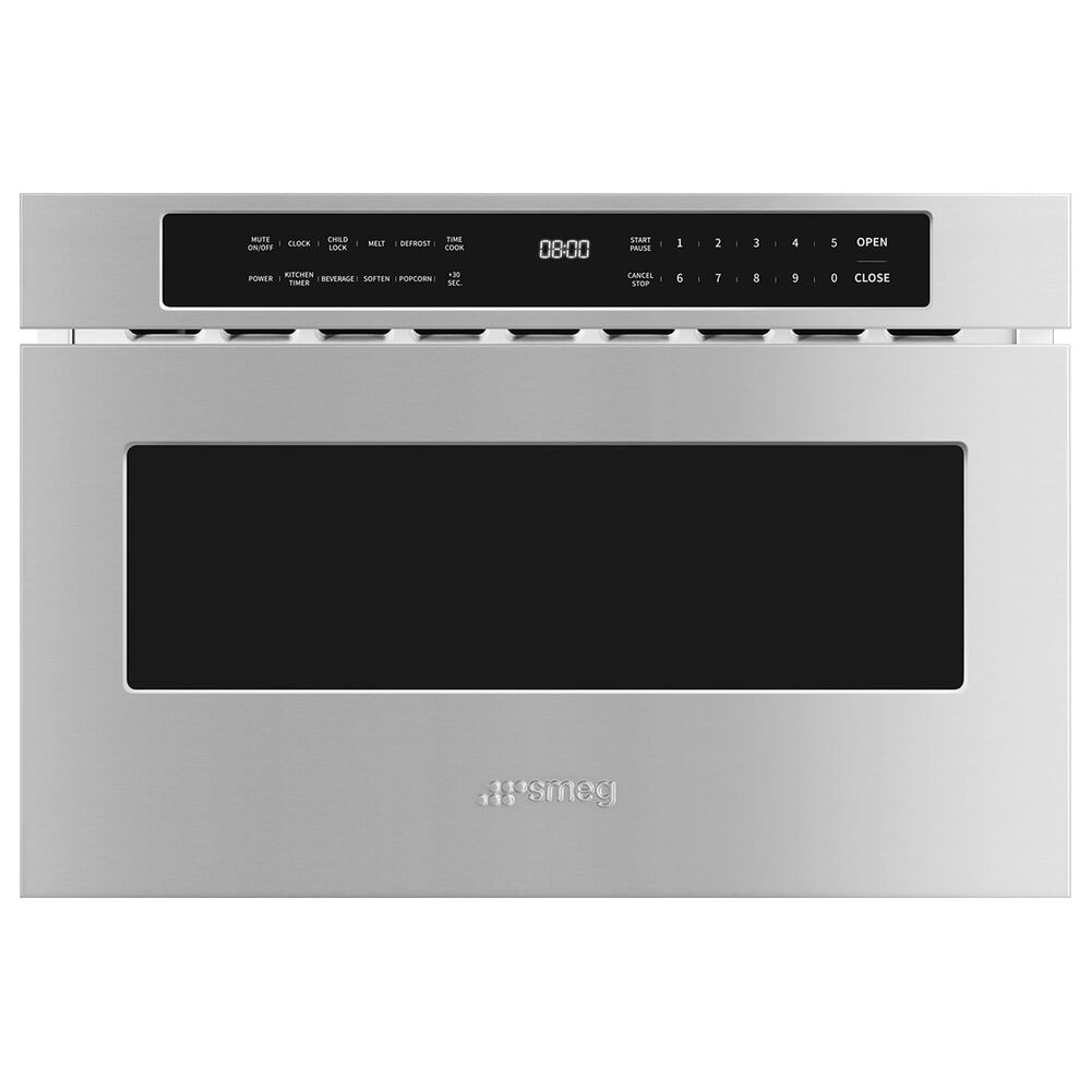 SMEG 24" Built-In Microwave Drawer in Stainless Steel, , large