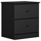 Lemoore Essentials 2 Drawer Nightstand in Black, , large