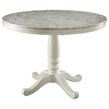 Furniture of America Farley Dining Table in White - Table Only, , large