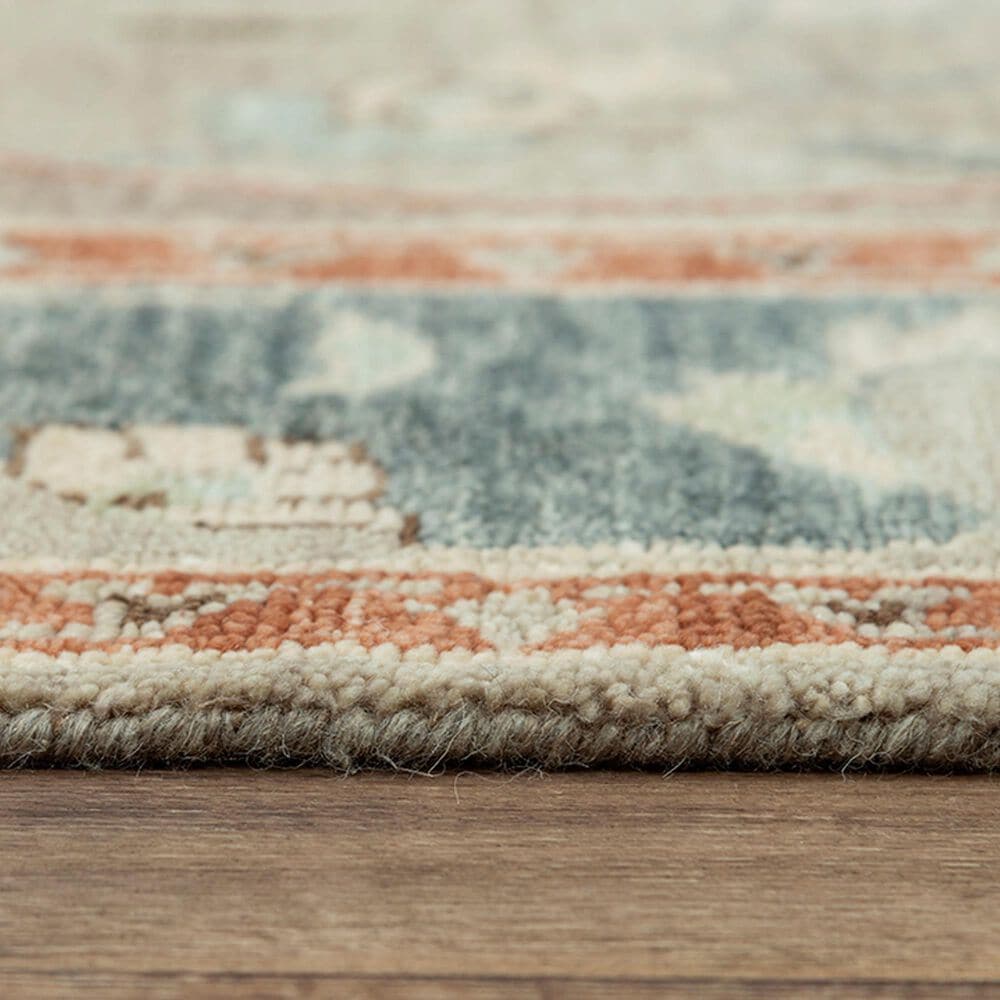 RIZZY Belmont 8&#39; x 10&#39; Light Blue, Beige and Rust Area Rug, , large