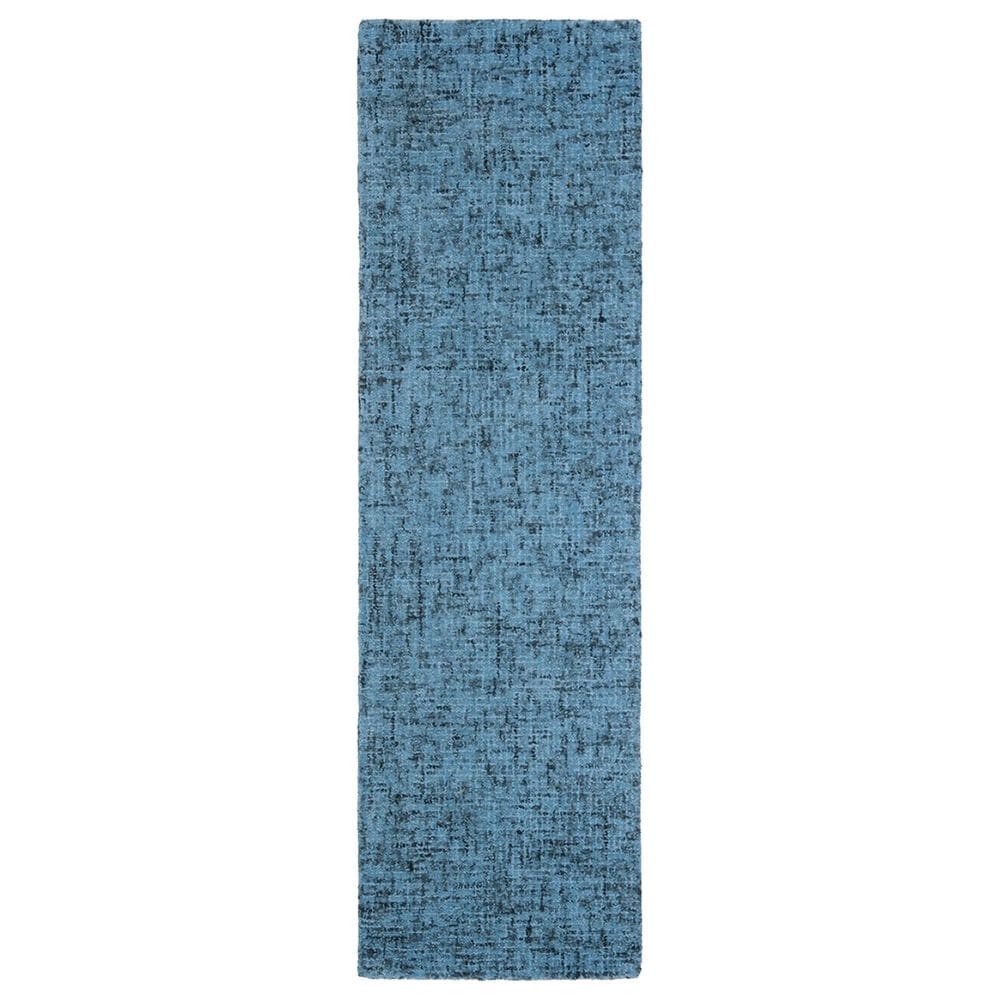 Safavieh Abstract ABT208A 2"3" x 8" Blue Runner Rug, , large